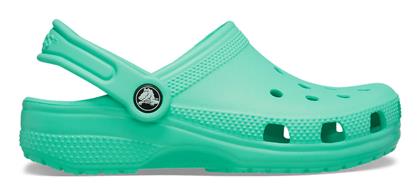 Crocs Classic Clog K Παιδικά Ανατομικά Σαμπό Θαλάσσης Πράσινα