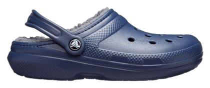 Crocs Classic Fuzz Lined Ανατομικά Σαμπό Μπλε