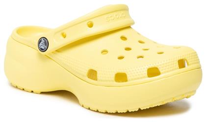 Crocs Classic Platform Clog W Banana Σαμπό Κίτρινο από το MybrandShoes