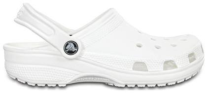 Crocs Classic Platform Glitter Ανατομικά Σαμπό Λευκά
