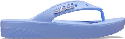 Crocs Classic Σαγιονάρες με Πλατφόρμα σε Μωβ Χρώμα από το MybrandShoes