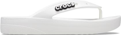 Crocs Classic Σαγιονάρες σε Λευκό Χρώμα