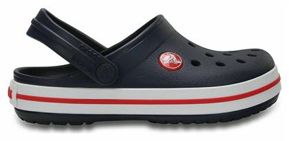 Crocs Crocband Παιδικά Ανατομικά Σαμπό Θαλάσσης Navy Μπλε Navy/Red