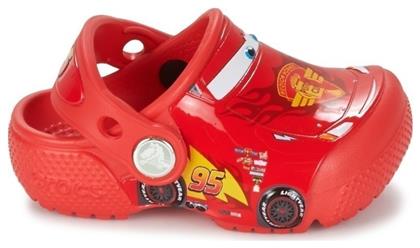 Crocs FunLab Light Cars 3 Παιδικά Ανατομικά Σαμπό Θαλάσσης