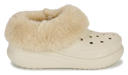 Crocs Furever Crush Γυναικεία Σαμπό Μπεζ