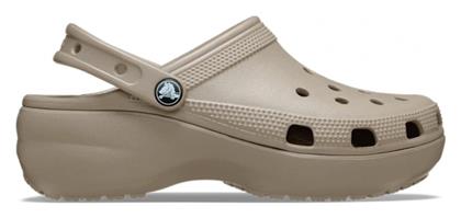 Crocs Γυναικεία Ανατομικά Σαμπό Μπεζ