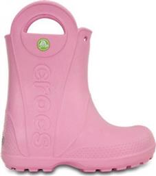 Crocs Παιδικές Γαλότσες για Κορίτσι Ροζ Handle It