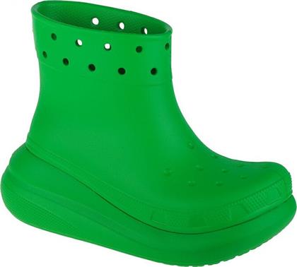 Crocs Κοντές Γυναικείες Γαλότσες Πράσινες