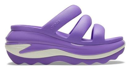 Crocs Mega Crush Καλοκαιρινές Γυναικείες Πλατφόρμες Μωβ