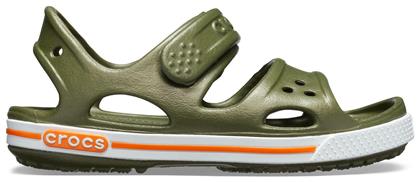 Crocs Παιδικά Ανατομικά Παπουτσάκια Θαλάσσης Crocband II Χακί