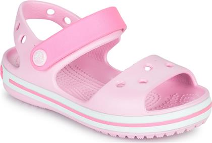 Crocs Παιδικά Ανατομικά Παπουτσάκια Θαλάσσης Crocband Ροζ από το MybrandShoes