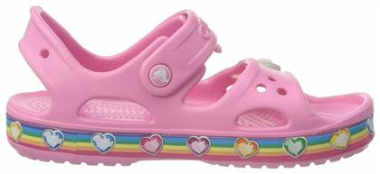 Crocs Παιδικά Ανατομικά Παπουτσάκια Θαλάσσης Fun Lab Rainbow Sandal Ροζ από το MybrandShoes