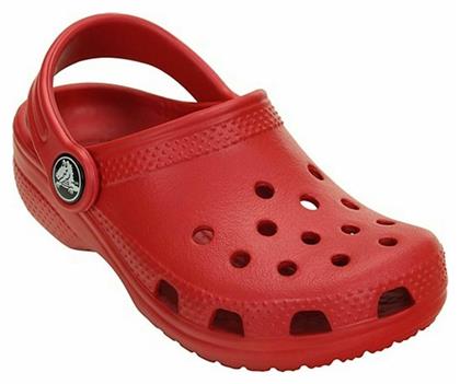 Crocs Παιδικά Ανατομικά Σαμπό Θαλάσσης Classic Κόκκινα από το Modivo