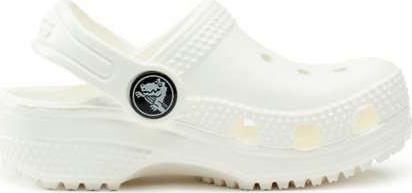Crocs Παιδικά Ανατομικά Σαμπό Θαλάσσης Λευκά από το MybrandShoes