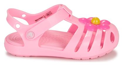 Crocs Παιδικά Παπουτσάκια Θαλάσσης Isabella Charm Ροζ από το MybrandShoes