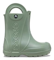 Crocs Παιδικές Γαλότσες Handle It Rain Boot Χακί από το Zakcret Sports