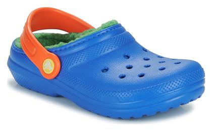 Crocs Παιδικές Παντόφλες Μπλε Classic Lined Clog