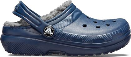 Crocs Παιδικές Παντόφλες Navy Μπλε Classic Lined από το SportsFactory