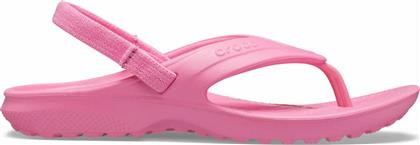 Crocs Παιδικές Σαγιονάρες Flip Flops για Κορίτσι Ροζ Classic από το Cosmos Sport