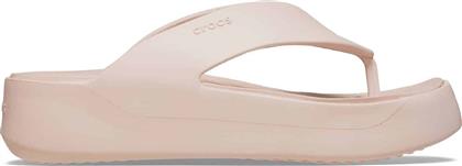 Crocs Σαγιονάρες σε στυλ Πέδιλα με Πλατφόρμα σε Ροζ Χρώμα 209410-Quartz από το MybrandShoes