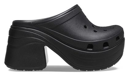 Crocs Siren Γυναικεία Σαμπό Μαύρα