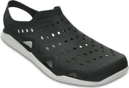 Crocs Swiftwater Ανδρικά Παπούτσια Θαλάσσης Μαύρα από το MyShoe