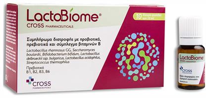 Cross Pharmaceuticals LactoBiome 10 Φιαλίδια από το CareLife