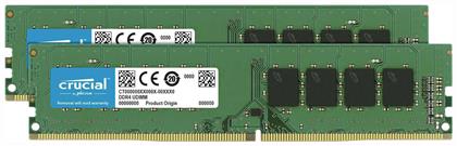 Crucial 32GB DDR4 RAM με 2 Modules (2x16GB) και Ταχύτητα 3200 για Desktop