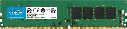 Crucial 4GB DDR4 RAM με Συχνότητα 2400MHz για Desktop
