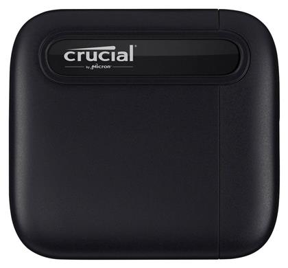 Crucial X6 USB 3.1 / USB-C Εξωτερικός SSD 1TB 2.5'' Μαύρο