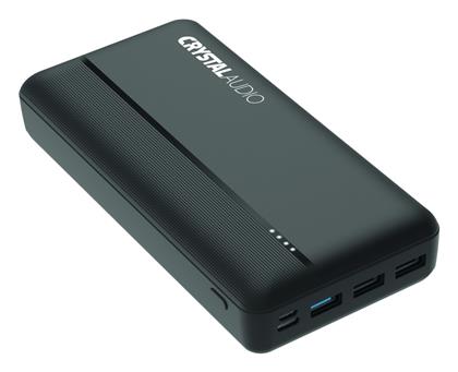 Crystal Audio 30000mAh 20W Μαύρο