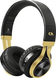Crystal Audio BT-01 Ασύρματα/Ενσύρματα On Ear Ακουστικά Χρυσά