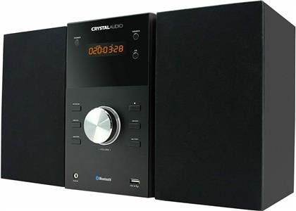 Crystal Audio Ηχοσύστημα 2.0 HBT 30W με CD / Digital Media Player και Bluetooth Μαύρο από το Media Markt