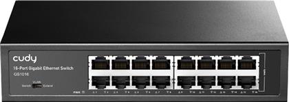 Cudy GS1016 Unmanaged L2 Switch με 16 Θύρες Gigabit (1Gbps) Ethernet