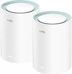 Cudy M1300 WiFi Mesh Network Access Point Wi‑Fi 5 Dual Band (2.4 & 5GHz) σε Διπλό Kit