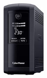 CyberPower VP1600ELCD-FR UPS Line-Interactive 1600VA 960W με 4 Schuko Πρίζες