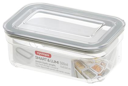 Cyclops Smart & Lumi Δοχείο Φαγητού Πλαστικό Διάφανο 500ml