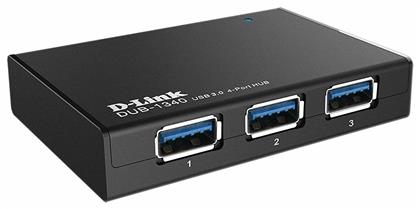 D-Link USB 3.0 Hub 4 Θυρών με σύνδεση USB-A και Εξωτερική Παροχή Ρεύματος από το e-shop