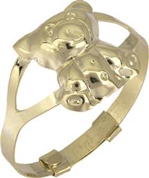 Δαχτυλίδι αρκουδάκι Κ9 025208 025208 Χρυσός 9 Καράτια