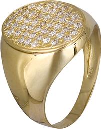 Δαχτυλίδι σεβαλιέ Κ14 019071 019071 Χρυσός 14 Καράτια από το Kosmima24