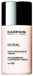 Darphin Intral Environmental Lightweight Shield 24ωρη Ενυδατική Κρέμα Προσώπου Ημέρας με SPF50 για Ευαίσθητες Επιδερμίδες κατά των Ρύπων 30ml