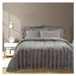 Das Home 0465 Κουβέρτα Fleece Μονή 160x220 Γκρι