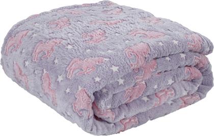 Das Home Κουβέρτα 4833 Fleece Ροζ 110x150εκ. από το Spitishop