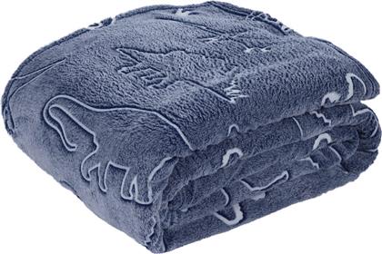 Das Home Κουβέρτα 4836 Fleece Γαλάζια 110x150εκ. από το Spitishop