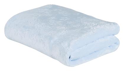 Das Home Κουβέρτα Αγκαλιάς & Λίκνου Fleece Light Blue 75x100εκ.