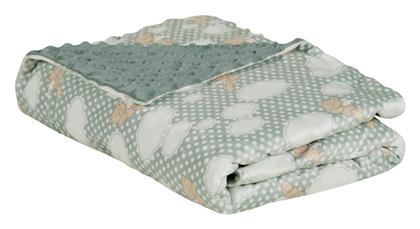 Das Home Κουβέρτα Αγκαλιάς & Λίκνου Fleece Mint 75x100εκ. από το Katoikein