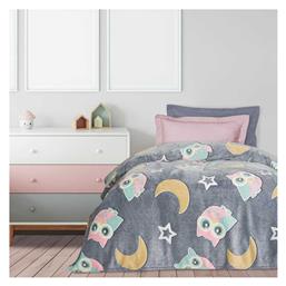 Das Home Κουβέρτα Fleece 160x220εκ. Φωσφορίζουσα Πολύχρωμο