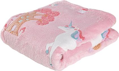 Das Home Κουβέρτα Κούνιας Fleece Ρόζ 110x150εκ. από το Katoikein