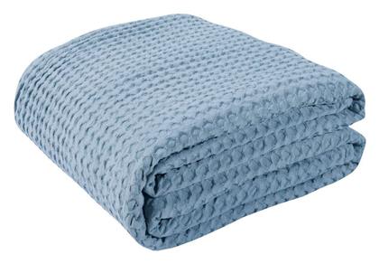Das Home Κουβέρτα Πικέ Γαλάζια 160x220εκ.