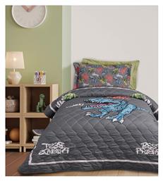 Das Home Παιδικό Κουβερλί Μονό Cream, Grey 160x220εκ.